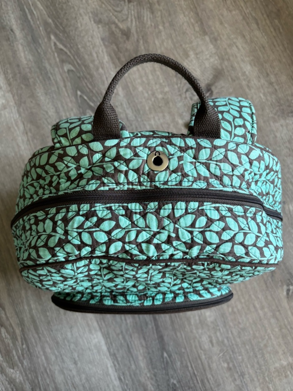 Vera Bradley shower vines Quilted Backpack - Picture 2 of 11